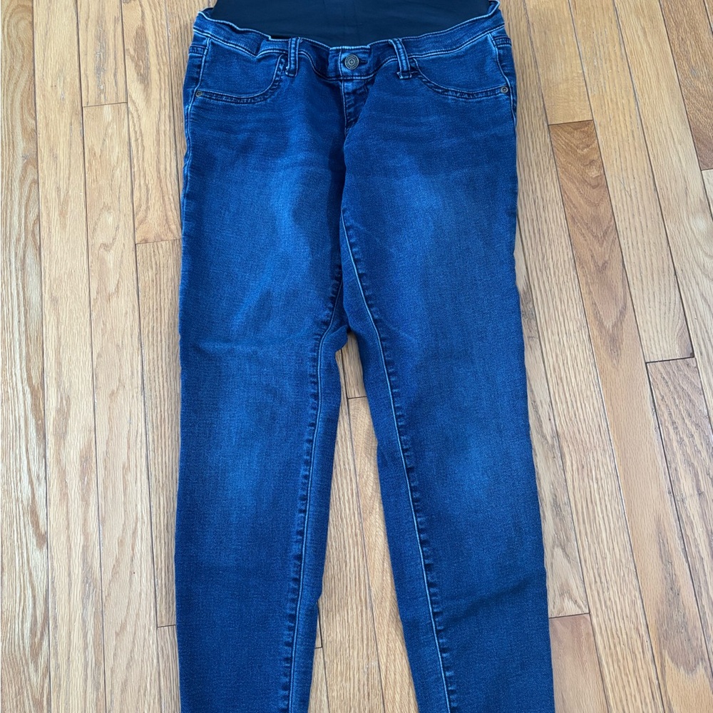 Maternity Sonoma Blue Jeggings with Elastic Waistband